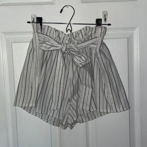 Paper-Bag Waist Shorts